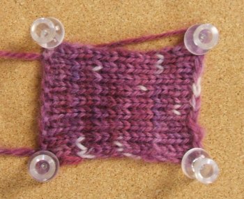 Knit swatch