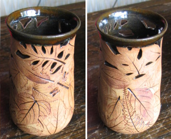 Leaf pottery