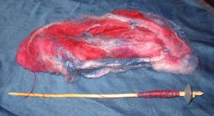 Spun silk