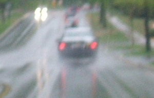 snowy car in may