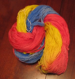 Striping sock yarn