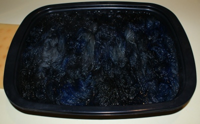 Dyeing sock yarn