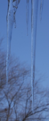 Melting icicles