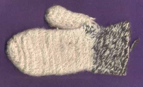 wool mitten